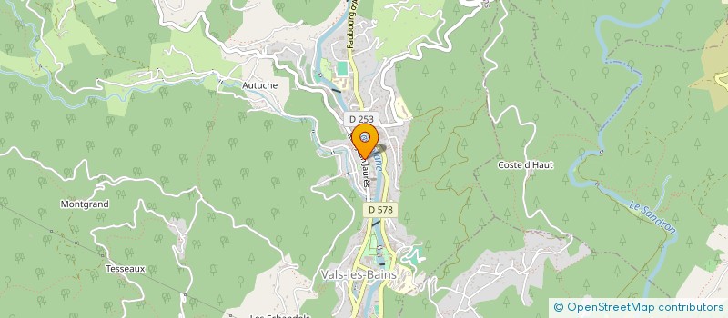 localisation de l'entreprise MONSIEUR ANGEL DEL RIO à VALS-LES-BAINS
