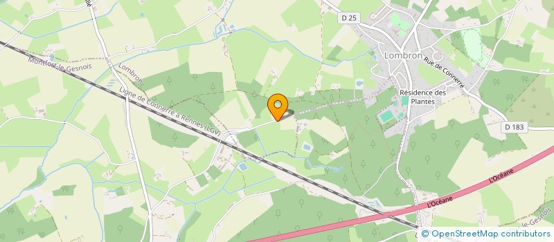 localisation de l'entreprise MONSIEUR ANGEL DESCAMPS  LOMBRON