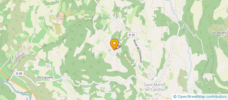 localisation de l'entreprise MONSIEUR ANGEL DOMINGUEZ  SAINT-MARTIN-DE-CASTILLON