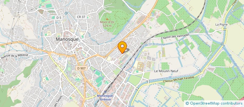 localisation de l'entreprise MONSIEUR ANGEL FRANC à MANOSQUE