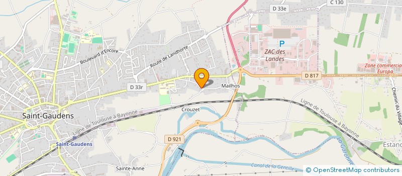 localisation de l'entreprise MONSIEUR ANGEL GALLUR  SAINT-GAUDENS