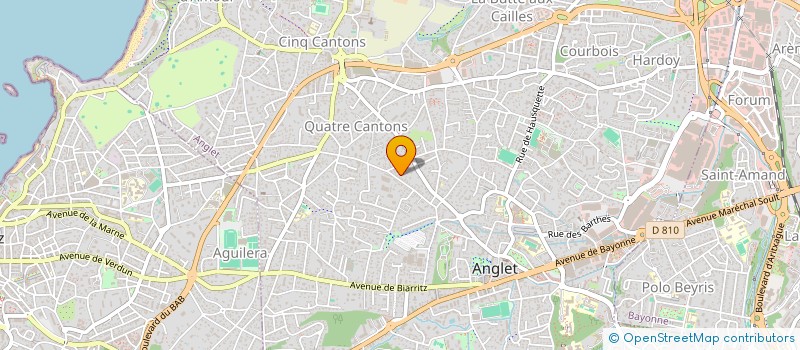 localisation de l'entreprise MONSIEUR ANGEL GARCIA CASTILLO à ANGLET