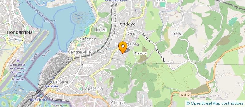 localisation de l'entreprise MONSIEUR ANGEL GARCIA DE PINHO à HENDAYE