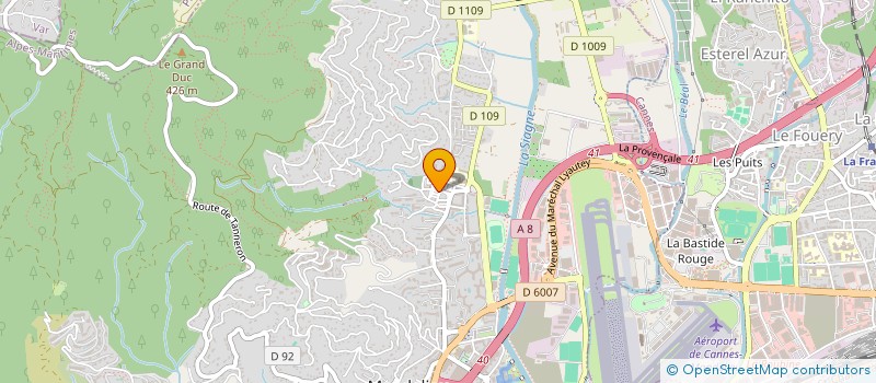 localisation de l'entreprise MONSIEUR ANGEL GUILLEN  MANDELIEU-LA-NAPOULE