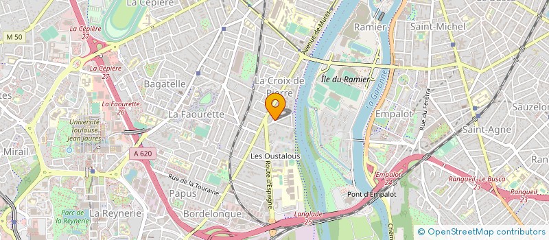 localisation de l'entreprise MONSIEUR ANGEL HERNANDEZ  TOULOUSE