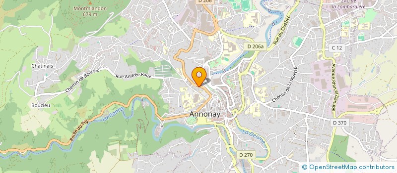 localisation de l'entreprise MONSIEUR ANGEL HERNANDEZ à ANNONAY