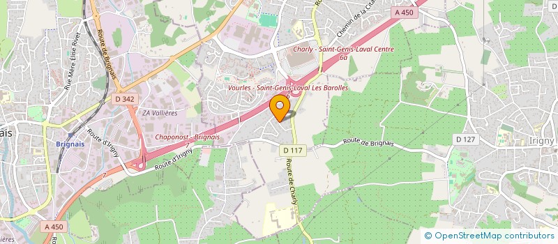 localisation de l'entreprise MONSIEUR ANGEL HERNANDEZ à SAINT-GENIS-LAVAL