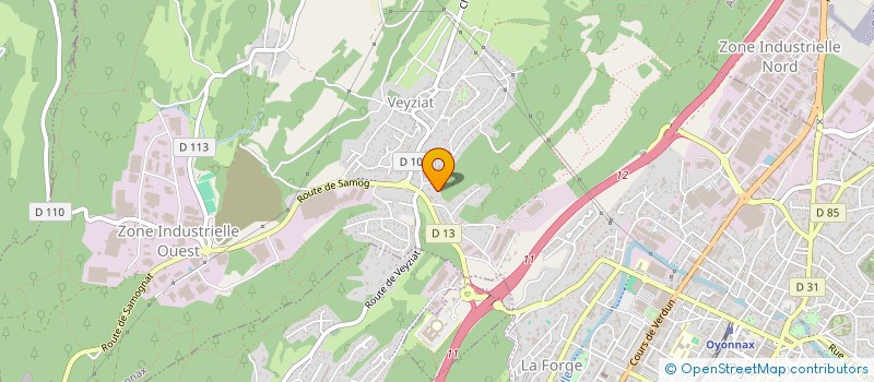localisation de l'entreprise MONSIEUR ANGEL LONGARES BURGOS à OYONNAX
