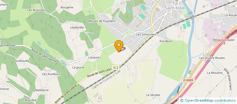localisation de l'entreprise MONSIEUR ANGEL PONCET à SAINT-ASTIER