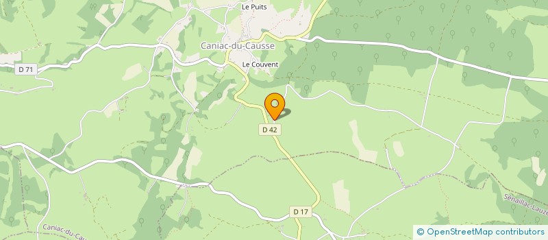 localisation de l'entreprise MONSIEUR ANGEL RICARDO PAZ QUINTERO  CANIAC-DU-CAUSSE