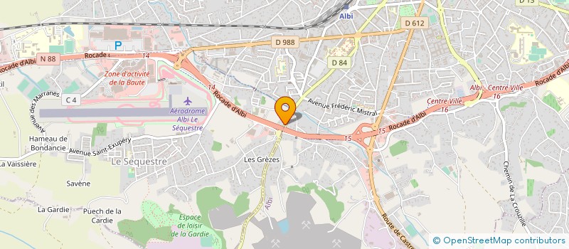 localisation de l'entreprise MONSIEUR ANGEL RODRIGUEZ  LE SEQUESTRE