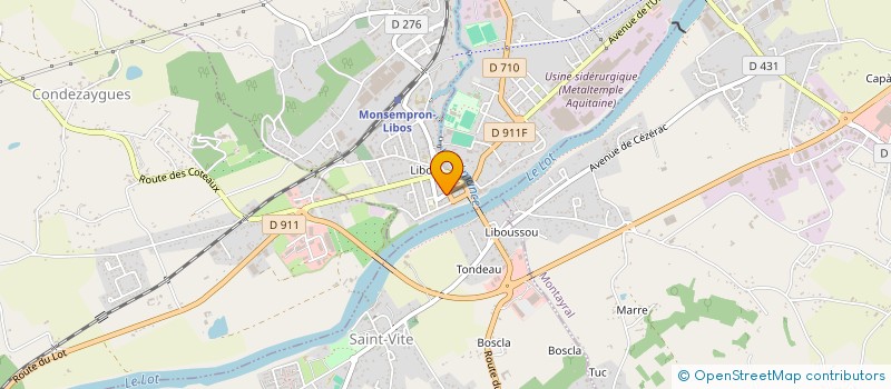 localisation de l'entreprise MONSIEUR ANGEL RUIZ GUERRERO  MONSEMPRON-LIBOS