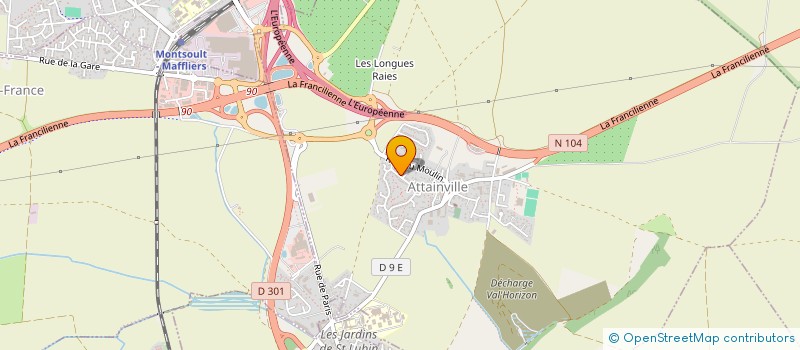 localisation de l'entreprise MONSIEUR ANGEL SARRO BRAVO  ATTAINVILLE