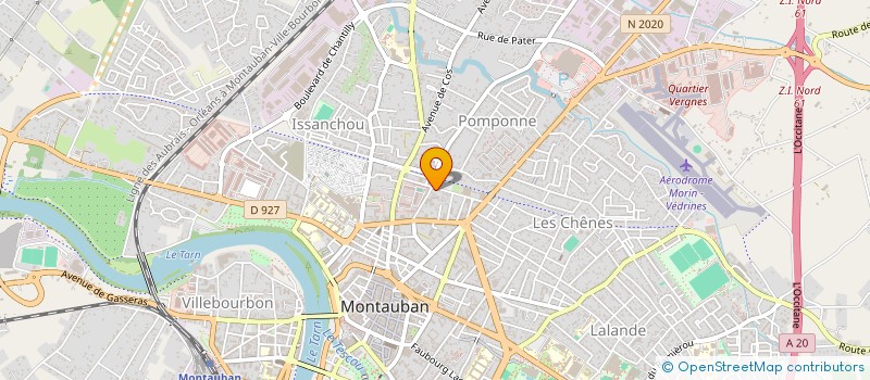 localisation de l'entreprise MONSIEUR ANGEL SENDER  MONTAUBAN