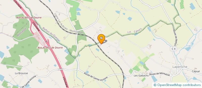 localisation de l'entreprise MONSIEUR ANGEL SIMONELLA  LAPENCHE