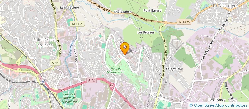 localisation de l'entreprise MONSIEUR ANGEL SOLAKOV  SAINT-ETIENNE