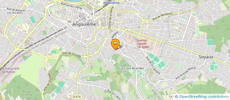 localisation de l'entreprise MONSIEUR ANGEL STEFANOV à ANGOULEME