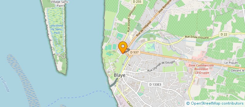 localisation de l'entreprise MONSIEUR ANGEL TIEMBLO  BLAYE