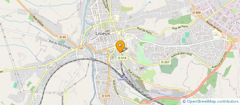 localisation de l'entreprise MONSIEUR ANGEL VALENDOFF  LISIEUX