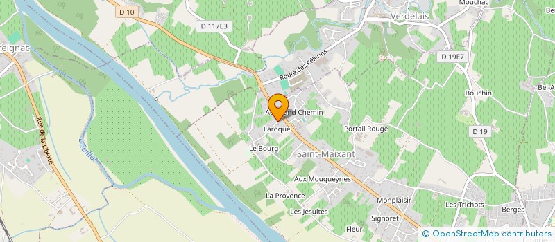 localisation de l'entreprise MONSIEUR ANGEL VALLADEAU--GARRIGUES  SAINT-PIERRE-D'AURILLAC