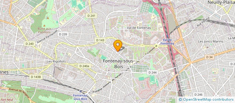 localisation de l'entreprise MONSIEUR ANGEL VASILEV à FONTENAY-SOUS-BOIS