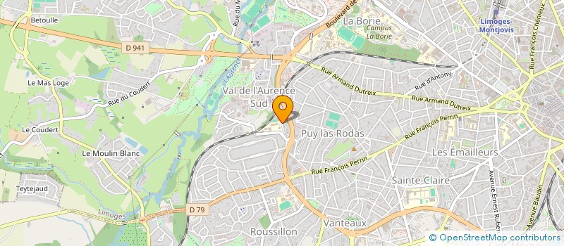 localisation de l'entreprise MONSIEUR ANGEL VESELOV à LIMOGES