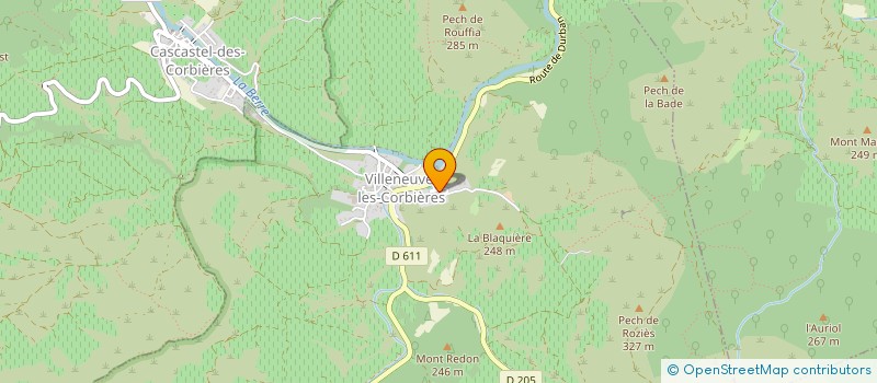 localisation de l'entreprise MONSIEUR ANGEL VILLAVERDE à VILLENEUVE-LES-CORBIERES