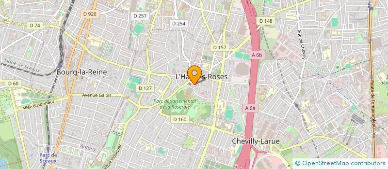 localisation de l'entreprise MONSIEUR ANGELE MONTELS  L'HAY-LES-ROSES