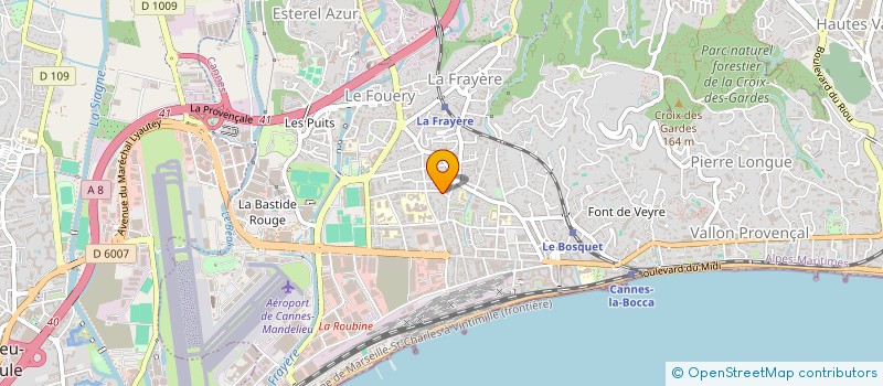 localisation de l'entreprise MONSIEUR ANGELICO VALENTIN  CANNES