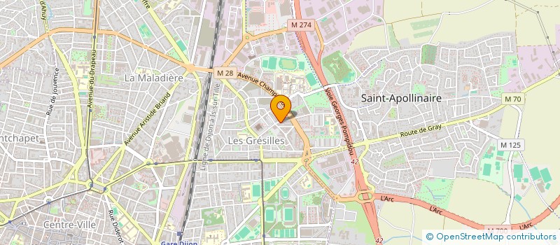 localisation de l'entreprise MONSIEUR ANGELINA FOURNIER à DIJON