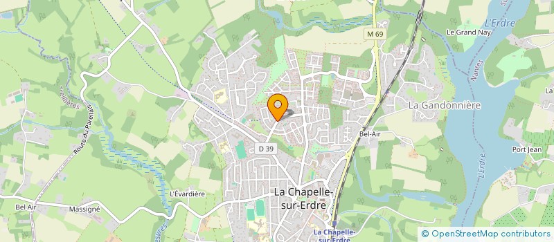 localisation de l'entreprise MONSIEUR ANGELINIO AVERTY  LA CHAPELLE-SUR-ERDRE