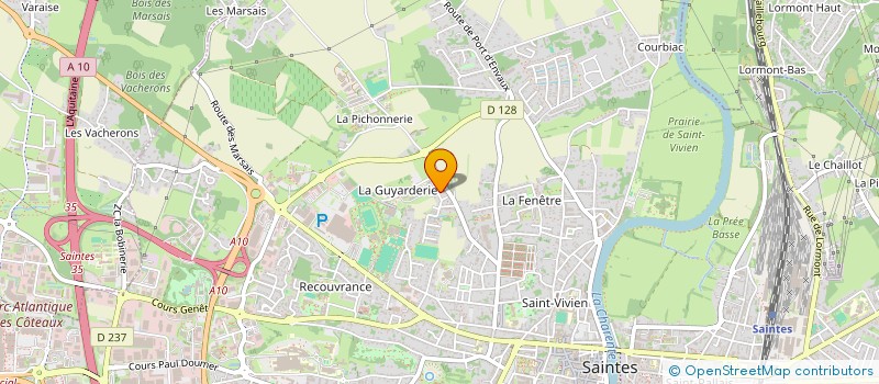 localisation de l'entreprise MONSIEUR ANGELINO REINHARD  SAINTES