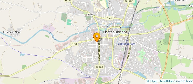 localisation de l'entreprise MONSIEUR ANGELIQUE BROCHARD à CHATEAUBRIANT
