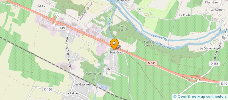 localisation de l'entreprise MONSIEUR ANGELIQUE CARREZ à GENSAC-LA-PALLUE