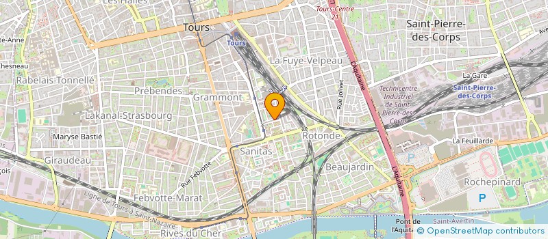 localisation de l'entreprise MONSIEUR ANGELIQUE LAVISSE  TOURS