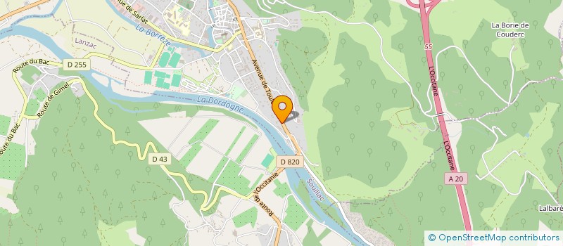 localisation de l'entreprise MONSIEUR ANGELIS DAYNAC  SOUILLAC