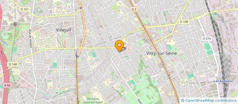 localisation de l'entreprise MONSIEUR ANGELO ALONZI  VITRY-SUR-SEINE