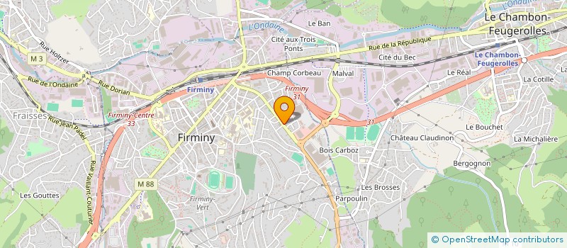 localisation de l'entreprise MONSIEUR ANGELO AMATO à FIRMINY