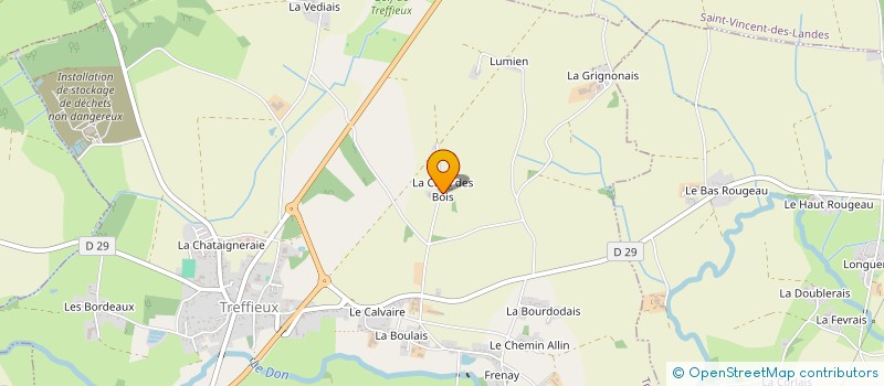 localisation de l'entreprise MONSIEUR ANGELO BALDUCCI  TREFFIEUX