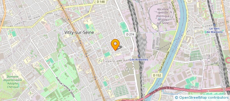 localisation de l'entreprise MONSIEUR ANGELO BARTHELEMY à VITRY-SUR-SEINE