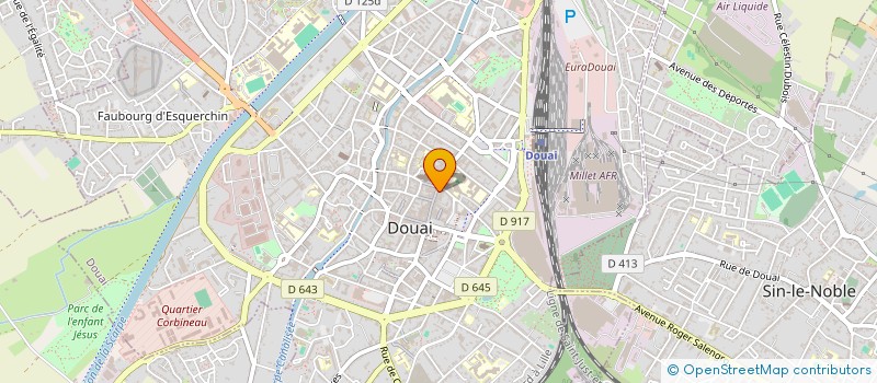 localisation de l'entreprise MONSIEUR ANGELO BENNICI à DOUAI