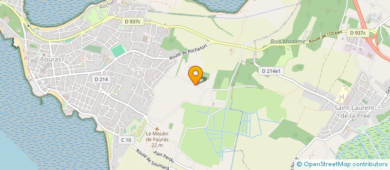 localisation de l'entreprise MONSIEUR ANGELO BIANCHERI  FOURAS