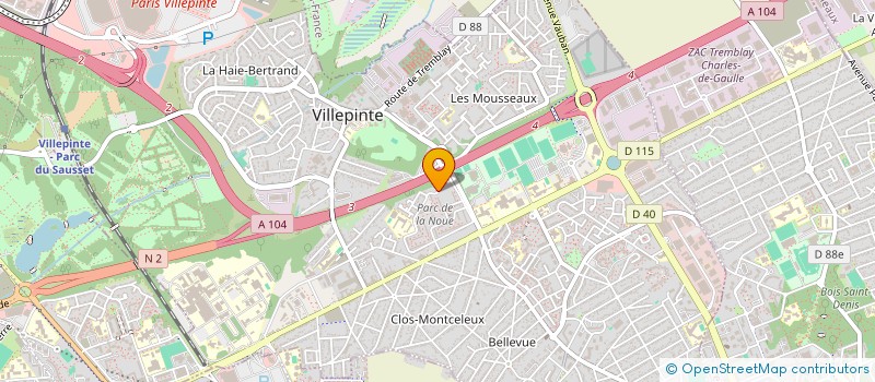 localisation de l'entreprise MONSIEUR ANGELO BLEMUR à VILLEPINTE