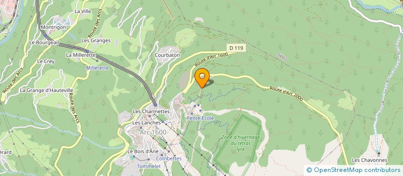 localisation de l'entreprise MONSIEUR ANGELO BLEOSSI  BOURG-SAINT-MAURICE