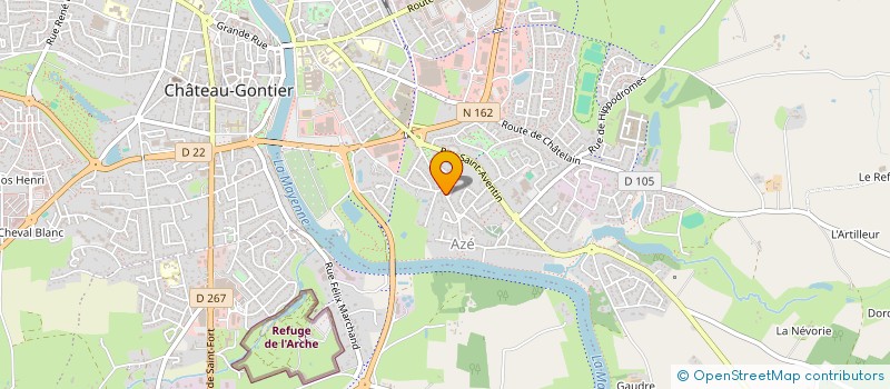 localisation de l'entreprise MONSIEUR ANGELO BOURBON à CHATEAU-GONTIER-SUR-MAYENNE