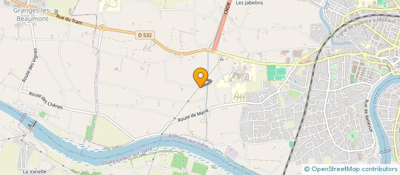 localisation de l'entreprise MONSIEUR ANGELO BRAUER  ROMANS-SUR-ISERE