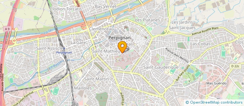 localisation de l'entreprise MONSIEUR ANGELO CALMES  PERPIGNAN