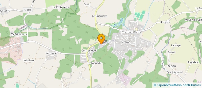 localisation de l'entreprise MONSIEUR ANGELO CALORI  MONTERBLANC