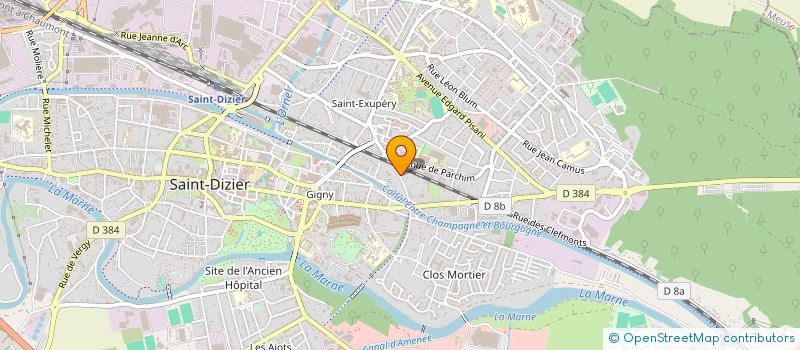 localisation de l'entreprise MONSIEUR ANGELO CARAMANNA  SAINT-DIZIER