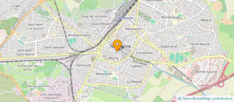 localisation de l'entreprise MONSIEUR ANGELO CARLUCCI à NARBONNE